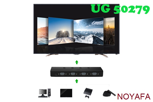 Bộ gộp vga 4 vào 1 ra UGREEN